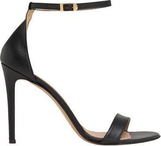 8 by YOOX LEATHER ANKLE STRAP SANDAL
