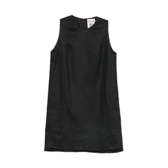Semicouture Sleeveless Mini Dress - female - Semicouture - Short Dresses - Black - L - Dresses