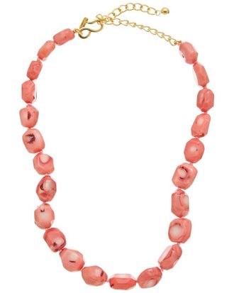 Kenneth Jay Lane Plated Beaded Necklace
