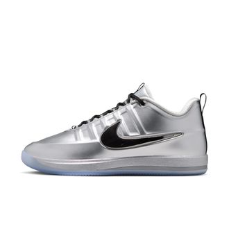 Nike Mens Book 2 Iron Fist Basketball Shoes in Grey | FZ7013-002