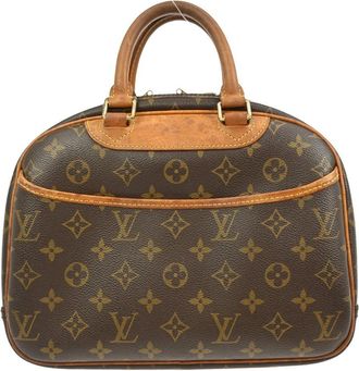 Louis Vuitton Trouville Handbag Monogram Canvas Brown Canvas Handbag (Pre-Owned)