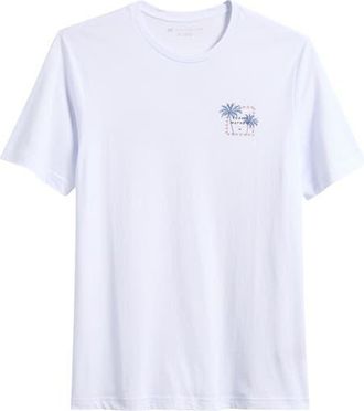 Travis Mathew Beach Resort Cotton Graphic T-Shirt in White at Nordstrom, Size Xx-Large