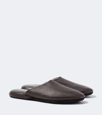 Charvet Leather slippers