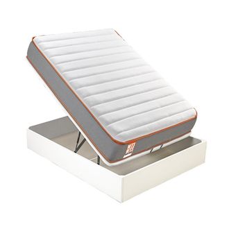 What The Sleep Colch&oacute;n y Canap&eacute;, Espuma Hr, Blanco, 135x190