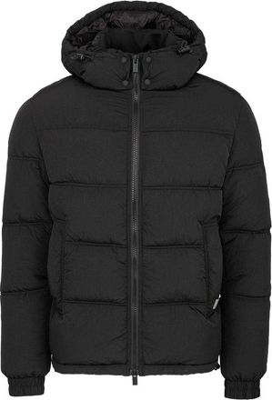 Firetrap Heren Bubble Puffer Jacket (Zwart)