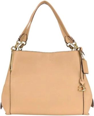 Coach Pre-owned Tote bag - Dames - Vintage Schoudertas - Beige - ONE Size - Leer - Vintage