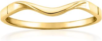 Ross-Simons Italian 10kt Yellow Gold Wave Ring