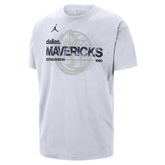 Nike Mens Dallas Mavericks Courtside Jordan 85 NBA Statement T-Shirt in White | IF4524-100