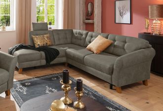 HOME AFFAIRE Ecksofa »Trondheim L-Form« mit Federkern