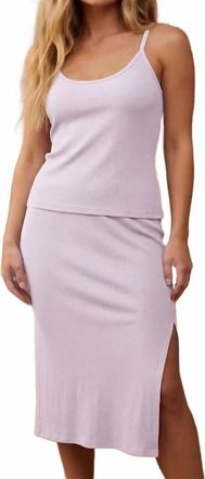 Maven West Scoop-Neck Tank Top In Lavender