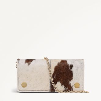 Radley London Chester Row - Cow Hide Large Bifold Purse Dark Oak - 113173