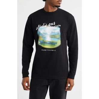 Afield Out Terrain Long Sleeve Graphic T-Shirt in Black at Nordstrom Rack, Size Large