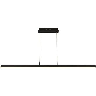 Searchlight Lampadario Moderno Tribeca Acciaio Bianco Policarbonato Nero Led 17W Cct