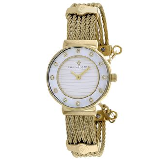 Christian Van Sant Womens Cavo Silver Dial Watch