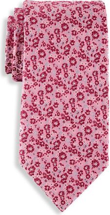 Michael Kors Big & Tall Avignon Floral Tie in Pink at Nordstrom, Size X-Large