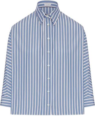 Brunello Cucinelli Mujer, Blusas y Camisas, Azul, Talla: L