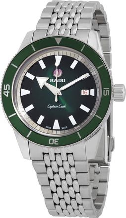 Rado Captain Cook Automatic Green Dial Mens Watch R32505318