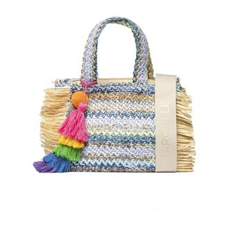 Marc Ellis Gevlochten Handtas - Dames - Handtassen - Veelkleurig - ONE Size - Polyester - Tassen