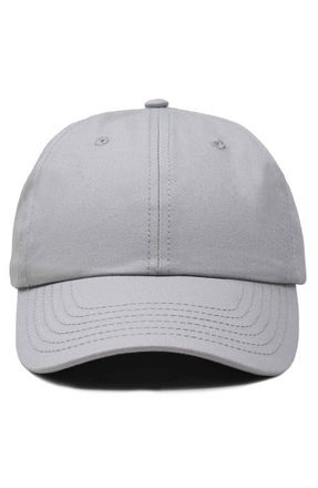 Dalix Classic Cotton Dad Cap in Gray at Nordstrom