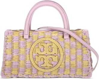 Tory Burch Borsa tote Ella piccola con applicazione logo - Viola