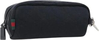 Gucci Pre-owned Vintage GG Canvas Pouch - - Pre-owned - Donna - Nero - ONE SIZE