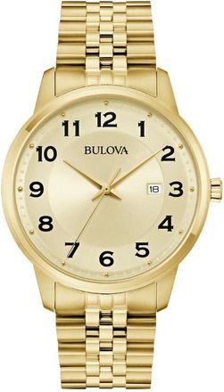 Bulova Classic Gold-tone Dial Mens Watch 97B240