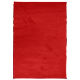 vidaXL Alfombra De Pelo Corto Oviedo Rojo 160x230 Cm Vidaxl