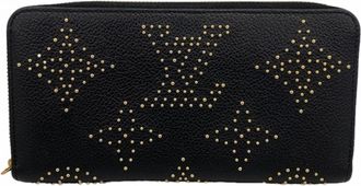 Louis Vuitton Noir Long Wallet (Bi-Fold) (Pre-Owned)