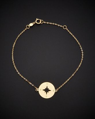 Italian Gold, Inc 14K Italian Gold Extender Compass Bracelet