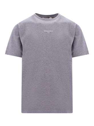 Maison Kitsun&eacute; Cotton t-shirt with embroidered logo