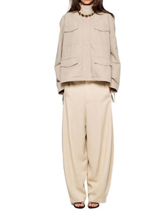 OOF Wear Beige Field Jacket Cotton Field Jacket