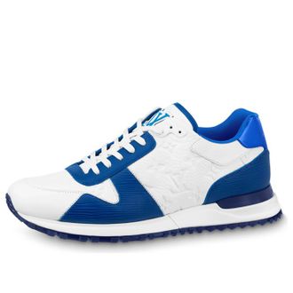 Louis Vuitton LV Run Away Sneakers White Monogram with Blue EPI 1AA6OD