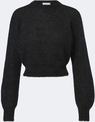 Max Mara Jersey cropped en mezcla de mohair