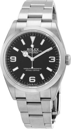 Rolex Explorer Automatic Chronometer Black Dial Mens Watch 124270BKASO