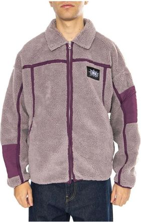 HUF Livingston Sherpa Jacket - Heren - Jassen - Paars - S - Polyester - Jassen