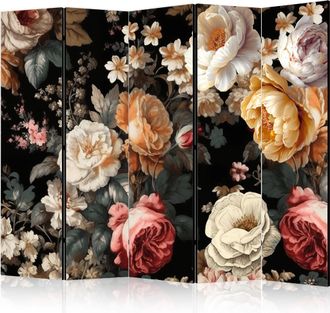Artgeist Biombo Artgeist Vintage Floral 225 Cm X 172 Cm 3 Paneles