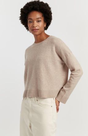 Chinti and Parker Lightweight Wool-Cashmere Relaxed Sweater in Soft Oat at Nordstrom, Size X-Large