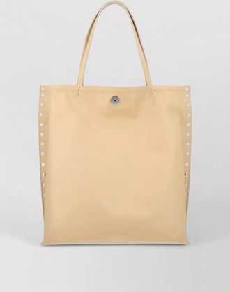 Zanellato studded tote bag top handles design