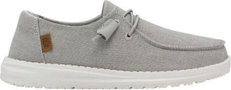 Hey Dude Womens Wendy Slip-On Shoe In Chambray Light Grey