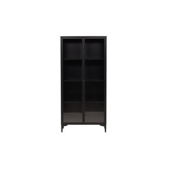 Venture Design Vitrinenschrank Piring 190cm, Schwarz