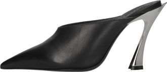 MUGLER Sandaletten - Dames - Muiltjes - Zwart - 40 1/2 EU - Leer - Schoenen