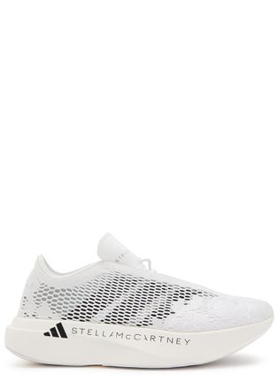 Stella McCartney Adidas X Stella Mccartney Adizero Mesh-knit Sneakers - White - 4 (IT37/ UK4)