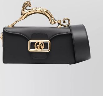 Lanvin pencil cat nano leather clutch bag