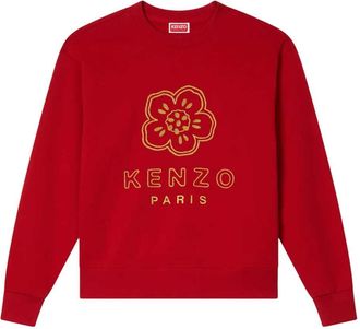 Kenzo geborduurd katoenen sweatshirt met Boke Flower