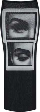 Jean Paul Gaultier Gonne Nero, Grigio-Donna