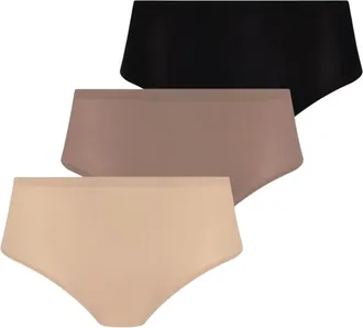 Chantelle Ondergoed, Dames, Veelkleurig, ONE Size, Katoen, Soft Stretch Hipster (5-Pack)