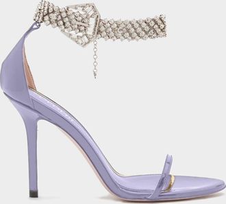 Gedebe Womens Chiara Ankle-Strap Leather Pump In Lillac