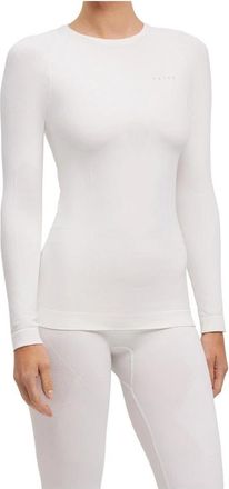 Falke Maglia Warm - Dames - Ronde hals truien - Wit - M - Truien & Vesten