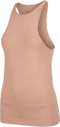 Valentino Ribbed Knit Tank Top - Beige