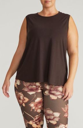 Universal Standard Mia Tank in Darkest Brown at Nordstrom, Size Xl